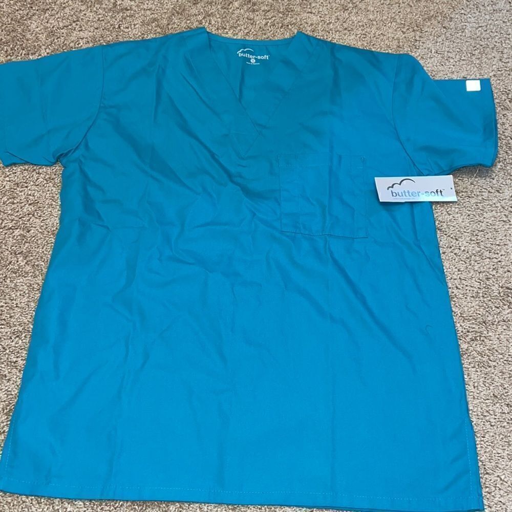 Butter-soft scrub top 